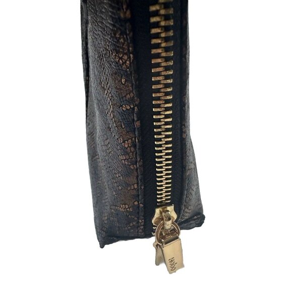 Hobo The Original Brown Leopard Cheetah Print Leather Purse Handbag Bag - Picture 5 of 13